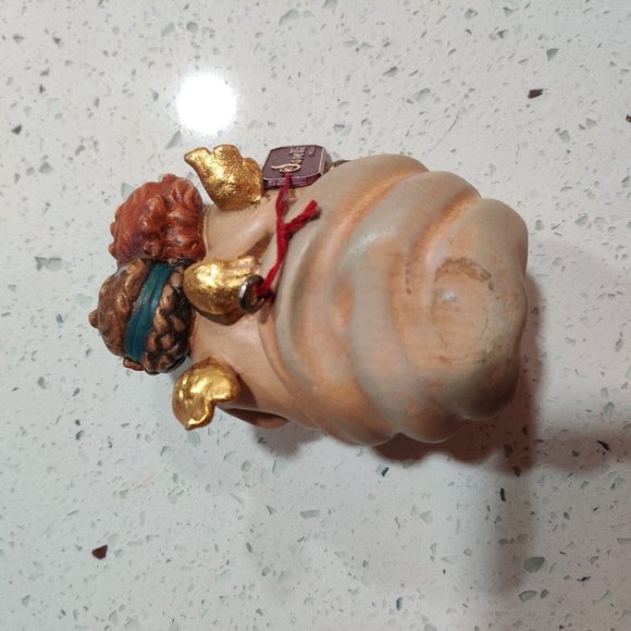 Vintage Savelli ROMA Ceramic  Cherub Angels Ornament Teddy Bear And Secret HTF - Picture 6 of 11